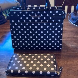 Kate Spade Staci Polka Dot Medium Satchel Crossbody